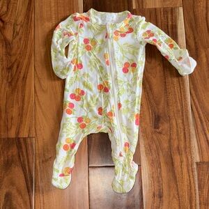Angel Dear Garden Blossom Kids One Piece Bamboo Zippy Size Newborn